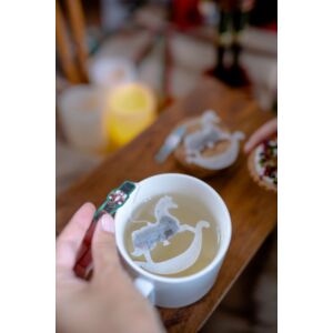 Tea Heritage jázminos zöld tea hintaló mintával