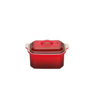 Le Creuset kerámia terrine sütőforma 0,8 liter piros