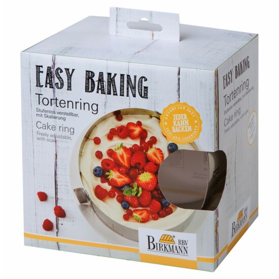 Birkmann Easy Baking fém tortagyűrű 18-30 cm