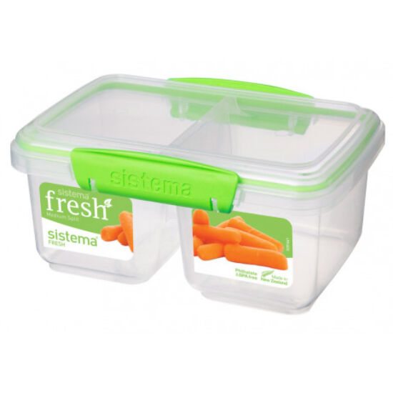 Sistema Fresh két rekeszes műanyag tároló átlátszó (1 l ) 951620
