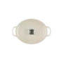Kép 2/2 - Le Creuset öntöttvas ovális edény 29 cm meringue