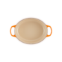 Kép 2/2 - Le Creuset öntöttvas ovális edény  31 cm tűzpiros